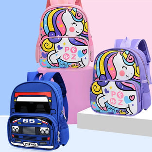 TOMVAES Kids Toddler Preschool Travel Backpack Kindergarten Cool Cute Cartoon Schoolbag Backpack Unicorn Backpack Bookbag For Girls Boys Baby