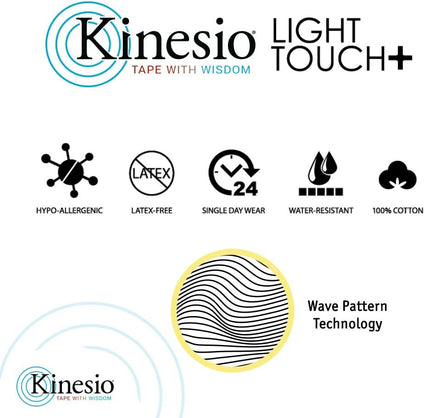 Kinesio Tex Gold Light Touch Kinesiology Tape: 2 in. x 16.5 ft. (Pastel Orange)