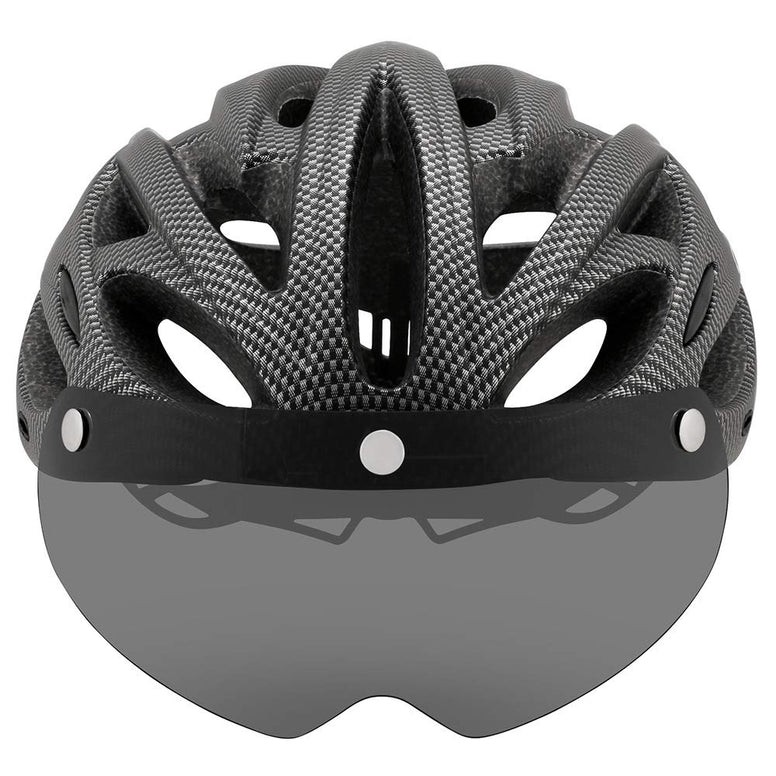 Cairbull Road Mountain bike Riding Helmet Helmet With Lens And Brim Taillight Riding Helmet Riding Equipment