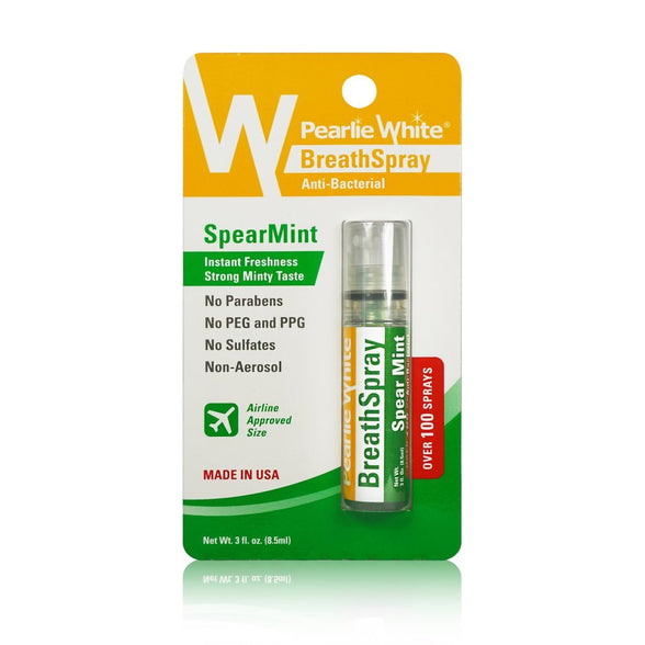 Pearlie White Breath Spray - Spear Mint, 8.5Ml (Cw3435)