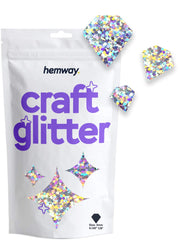 HTVRONT Silver Fine Glitter for Crafts - 50g/1.76oz Extra Fine