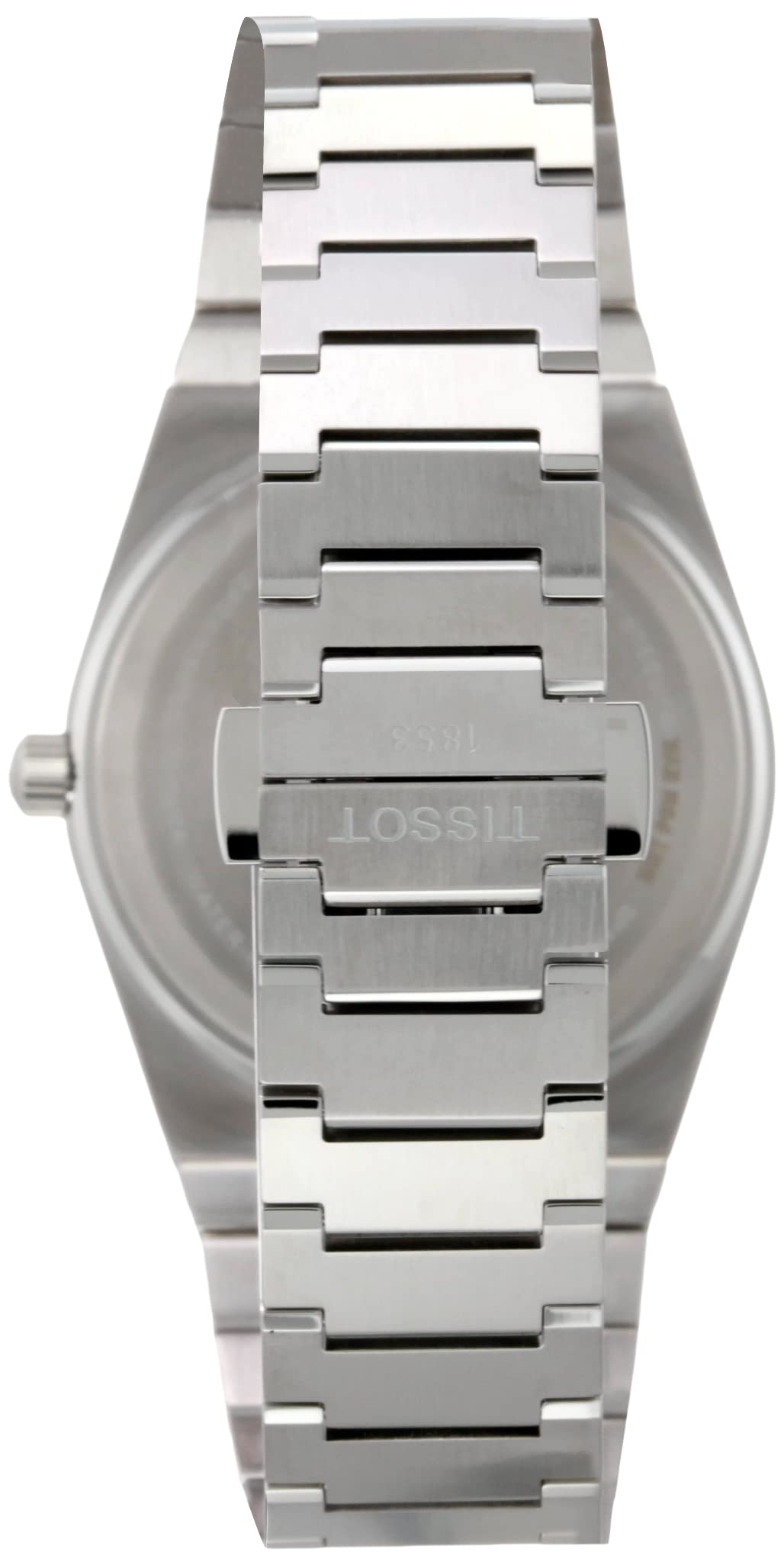 Tissot Mens PRX 316L Stainless Steel case Quartz Watch, Grey, Stainless Steel, 12 (T1374101109100), Grey, Quartz Watch