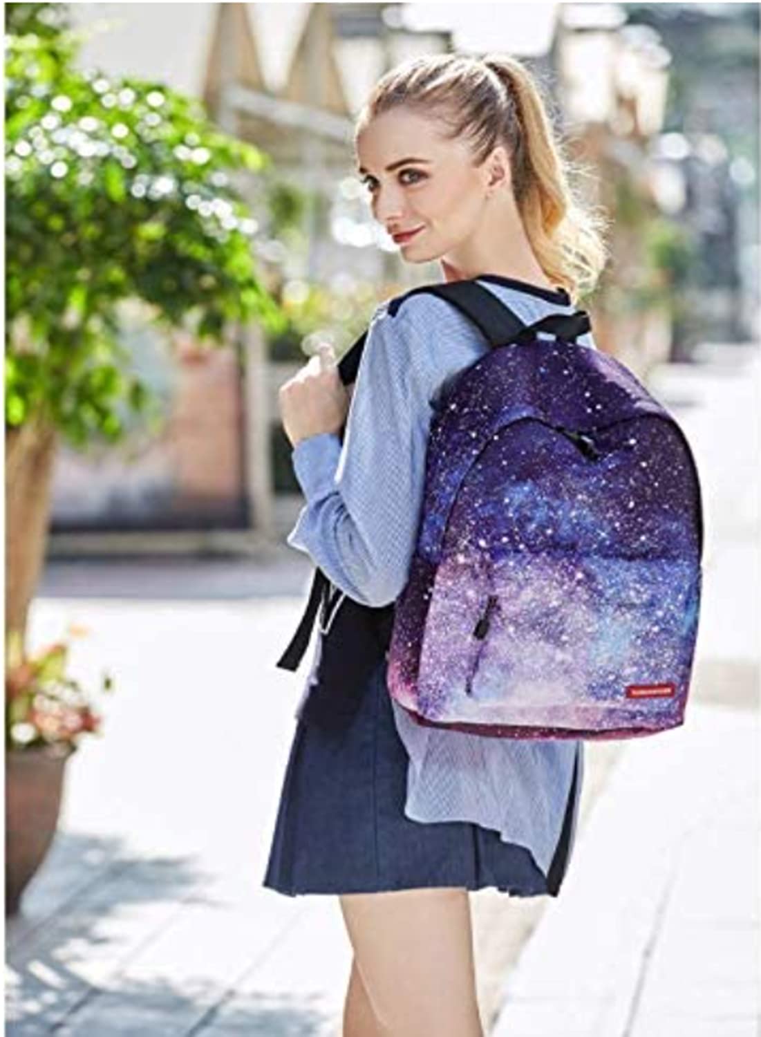 Galaxy School Bag Backpack for Teen Teenage Student