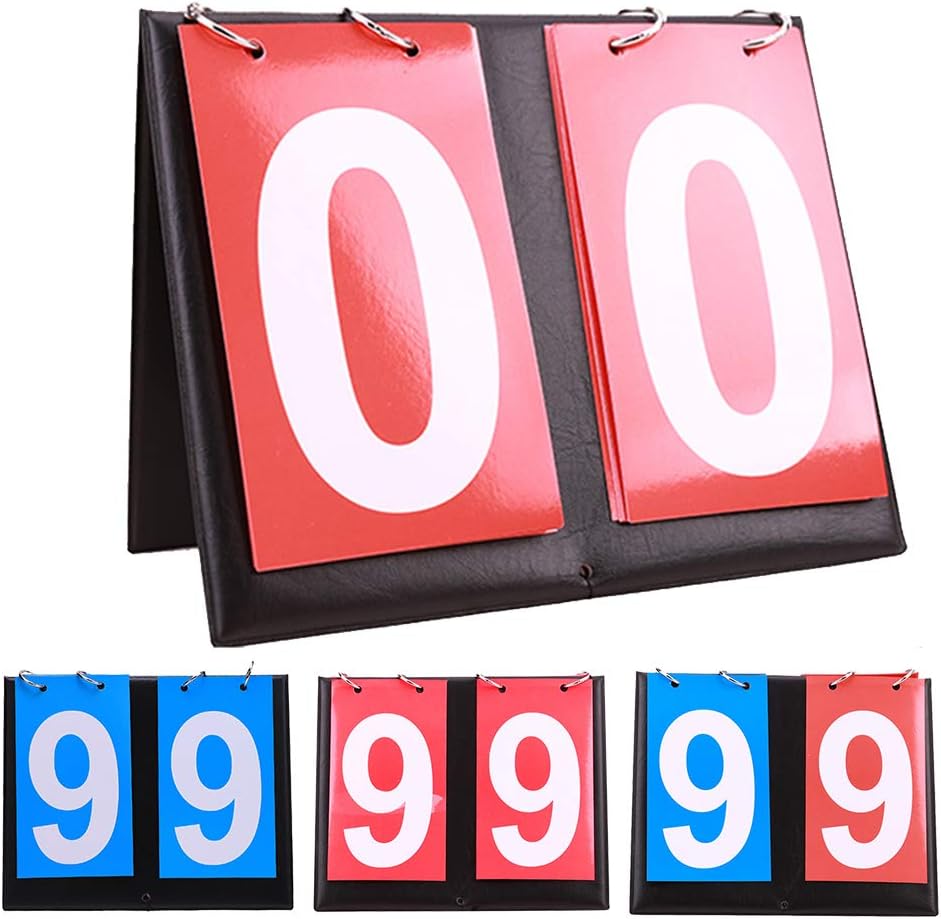 Scoreboard, Football Game, 2 Digit Scoreboard, Flip Number Scoreboard Sports Scoreboard Score Counter For Table Tennis Basketball