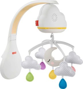 Fisher-Price Calming Clouds Mobile & Soother, Crib Sound Machine Grp99, Fisher Price, Multicolour