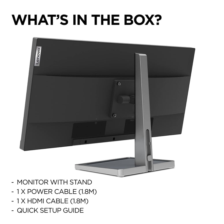 Lenovo L29w-30 29 Inch UltraWide FHD (1080p) Monitor (IPS Panel, 90Hz, 4ms, HDMI, DP, AMD FreeSync) - Tilt, Swivel, Height Adjust Stand, Raven Black