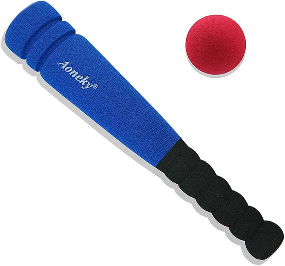 Aoneky Blue 11.8 inch Min Foam Baseball Bat and Ball