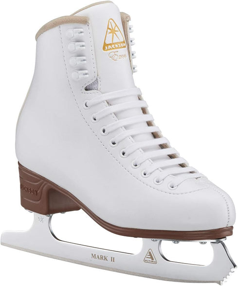 Jackson Ultima Excel Series JS1290 / JS1291 / JS1294 White, Womens and Girls Figure Ice Skates