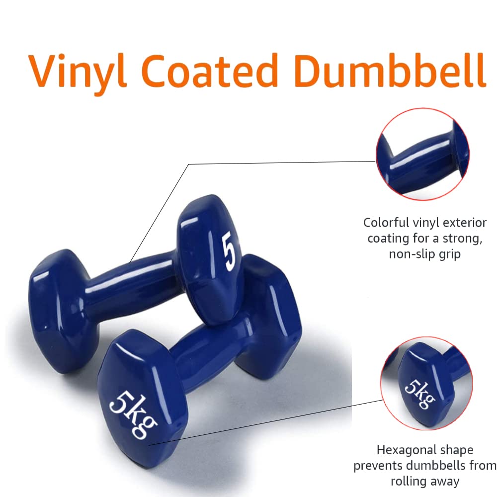 COOLBABY Dumbbells Weights Exercise- Multicolors