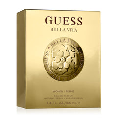 GUESS, Fragrance Bella Vita Eau De Parfum Edp Spray Perfume for Women, Gold, 3.4 Fl Oz
