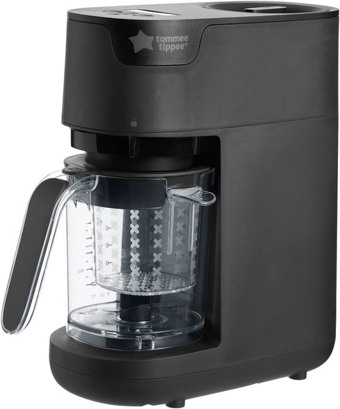 Tommee Tippee Quick Cook Baby Food Maker Blender And Steamer- Black