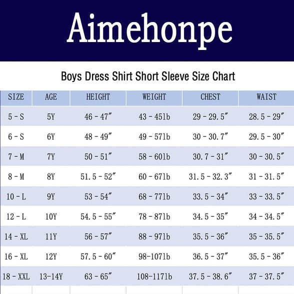 Aimehonpe Boys Short Sleeve Dress Shirts Stretch Wrinkle-Free with Suspenders and Bow Ties Set