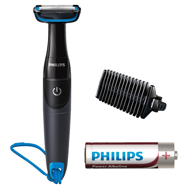 Philips Bodygroom Series 1000 Body Groomer For Men Bg102416, 2 Years Warranty, Black