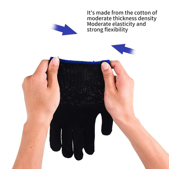 2 Pieces Heat Resistant Styling Gloves Hand Protection Thermal Gloves Hair Accessories