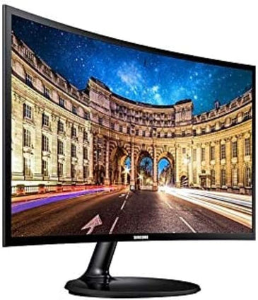 Samsung 24 Inch Cf390 Curved Monitor Lc24F390Fhmxue, Black