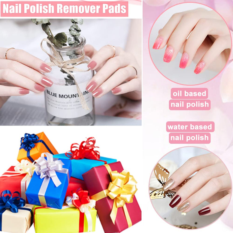 Nail Polish Remover Pads,Nail Varnish Remover Pads in Box,Travel portable Nail Varnish Remover Pads (chamomile and strawberry)