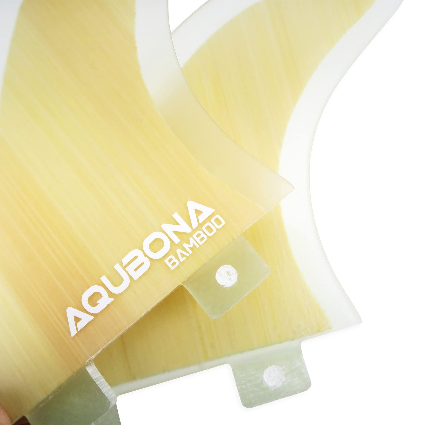 AQUBONA Surfboard Fins, Fiberglass Double Tabs Single Tabs Fins, Thruster (3 Fins) G5 Medium Future Fin for Surfing with Fin Key Screws Bag, Multiple Colour