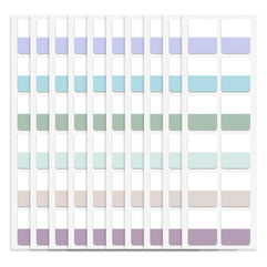 Index Tabs, 240pcs Writable Sticky Tabs 1 Inch Wide Self Adhesive Flag Tabs Reusable Note Page Marker Assorted Colors Without Damage Memo File Tabs for Books, Paper, Notes, Folders