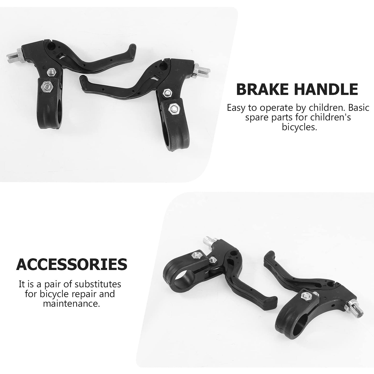 VOSAREA 1 Pair Bicycle Brake Lever Children Brake Handle Kids Bike Cycling Brake Levers Replacement Bike Spare Parts Bicycle Accessories for Kids Bike