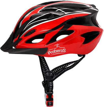 Proberos® Bicycle Helmet with Adjustable Lightweight Mountain Bike Racing Helmet for Men and Women