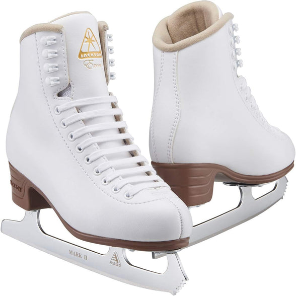 Jackson Ultima Excel Series JS1290 / JS1291 / JS1294 White, Womens and Girls Figure Ice Skates