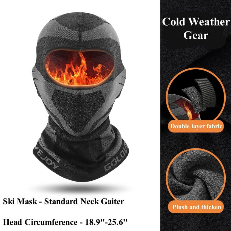 Ski Mask Balaclava Winter Full Face Mask for Men Women Cold Weather Wind Protection Gear for Skiing Snowboarding Ride Running