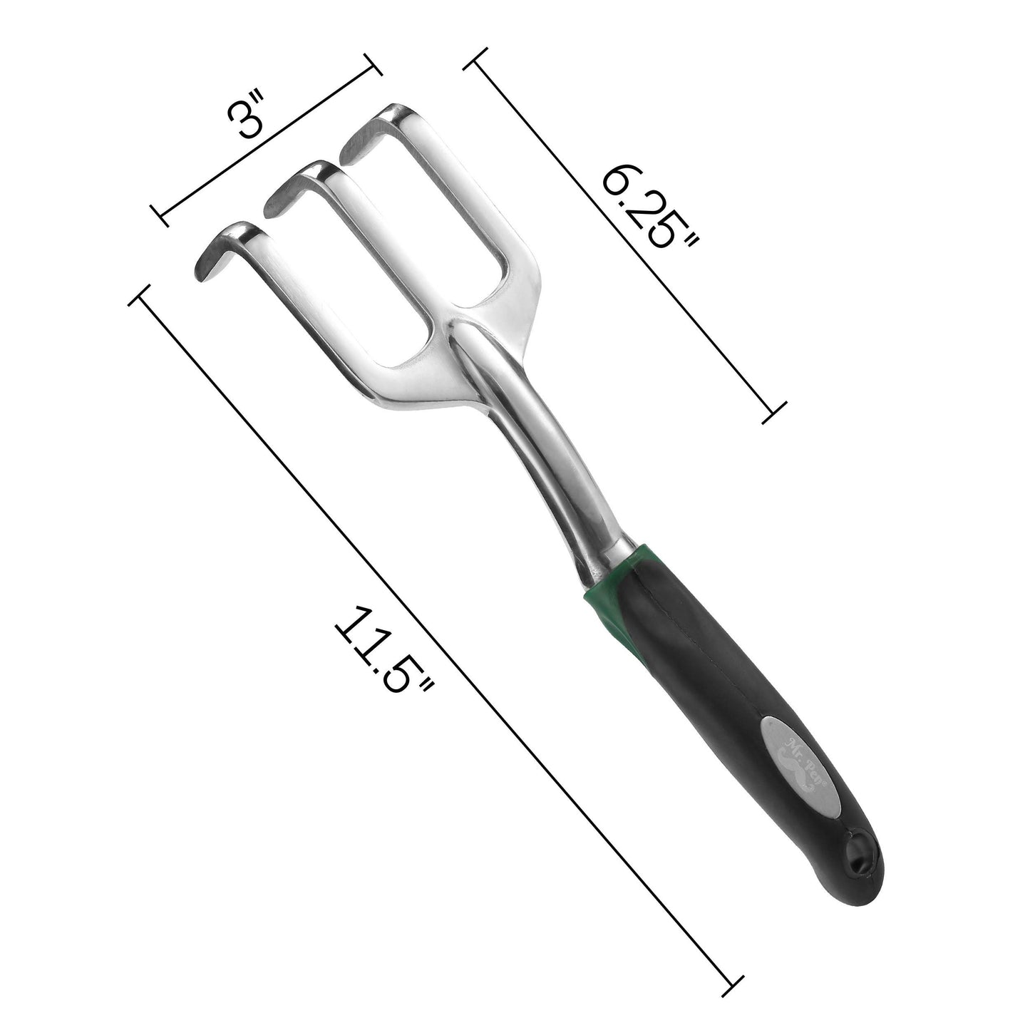 Mr. Pen- Garden Hand Cultivator, Mini Hand Rake, Hand Rake Garden Tool, Hand Cultivator, Cultivator, Hand Held Cultivator, Garden Cultivator, Garden Rake, Hand Rake, 3 Prong Garden Rake