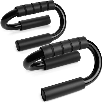 Snap City Fitness Pushup Bars - Perfect Push ups Solid Steel Stands Metal Non Slip Push Up Handles Grips for Pushups Home Workout and Exercise Equipment Set