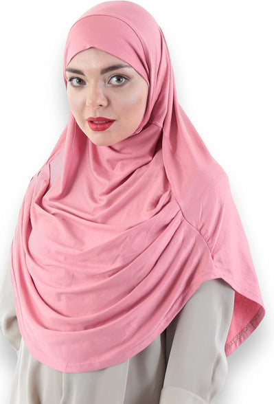 Avanos Easy Wear Soft Hijab for Women, Instant Hijab Long Scarf, Jersey Turbans Prayer Muslim Abayas Dress Clothes Jilbab