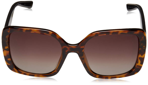 Polaroid Women 201360 Sunglasses, Color: Havana, Size: 55