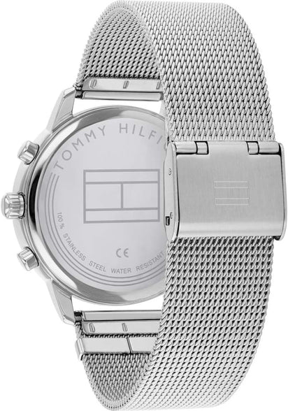 Tommy Hilfiger Womens Multi Dial Quartz Watch Blake with Stainless Steel Mesh Band