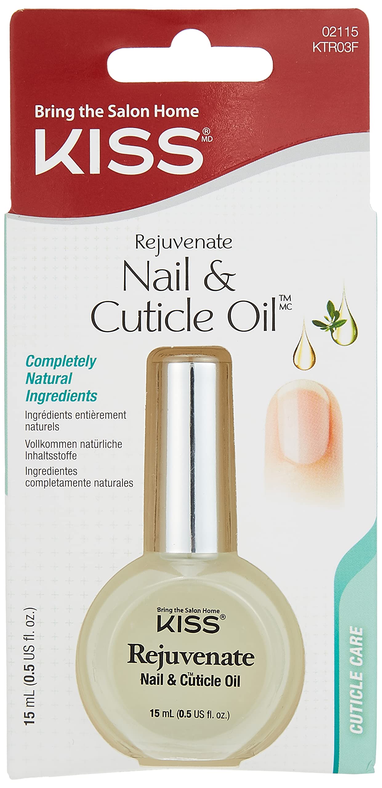 KISS Cuticle Quencher And Nail Oil KTR03, 15 ml