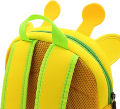 Hipiwe Toddler Backpack for Little Kids Water Resistance Kindergarten Preschool Bags Neoprene Children Schoolbag Cute Animal Cartoon Backpacks for Baby Boys Girls