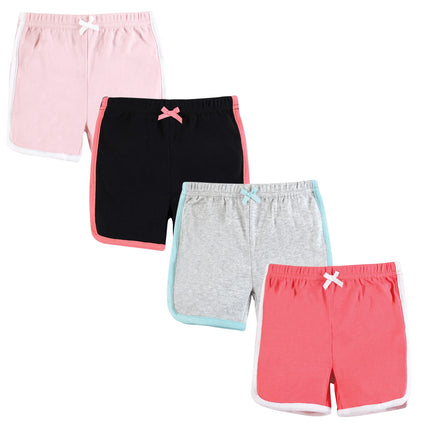 Hudson Baby Baby Shorts Bottoms 4-Pack (0-3 Months)