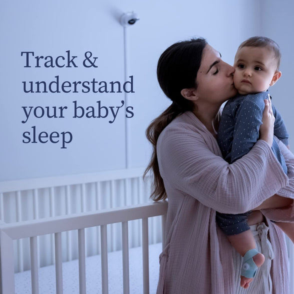 Owlet Dream Duo Smart Baby Monitor - Video Baby Monitor with HD Camera & Dream Sock: Only Baby Monitor to Track Heart Rate & Average Oxygen as Sleep Quality Indicators