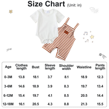 nilikastta Newborn Baby Boy Clothes Outfit Set,0-3 Months Summer Short Sleeve Romper Bodysuit Overall Infant Boys Clothing