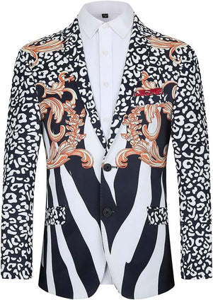 Piero Lusso Boys' Fashion Digital Print Sport Blazers Casual Jackets S