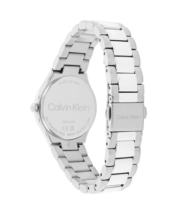 Calvin Klein, Admire Women's White Dial, Stainless Steel Watch - 25200332