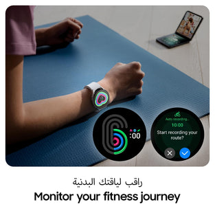 Samsung Galaxy Watch6 Smartwatch, Health Monitoring, Fitness Tracker, Bluetooth, 40mm, Graphite (UAE Version)