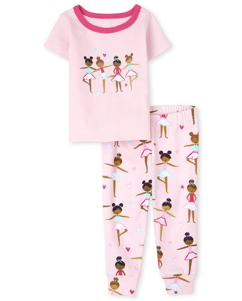 The Children's Place baby-girls G BALLET DANCE PJ Pajama Set 0-3 Months