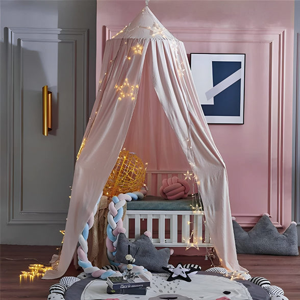 Beauenty Bed Canopy for Girls Room,Princess Bed Canopies for Kids Room,Extra Large Kids Bed Canopy for Girls Boys Bedroom Decor,Soft Smooth Playing Tent Canopy for Decoration,Playing,Reading,Sleep