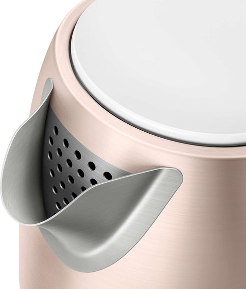 Philips Stainless steel Kettle, Daily Collection,Rose Gold Metallic/White HD9350/96,2 Years Warranty