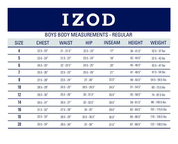 IZOD Boys' 4-Piece Formal Suit Vest Set (Size-5)