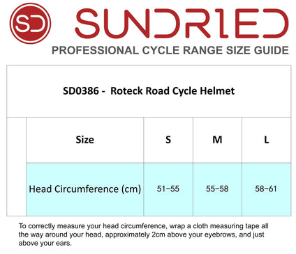 Sundried Road Bike Cycle Helmet Lightweight Aero Road Cycling Helmet
