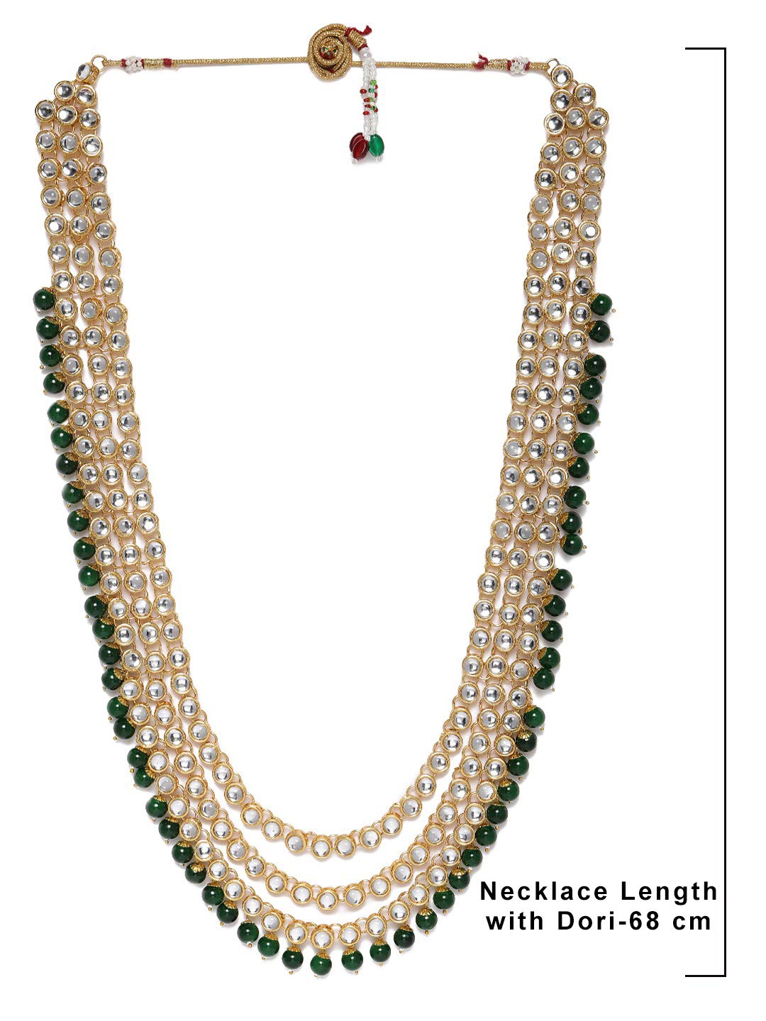 Zaveri Pearls Wedding Jewellery Set For Women (Golden) (Zpfk9793)