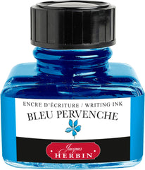 J Herbin 30 ml"D" Ink Bottle - Perin Winkle Blue