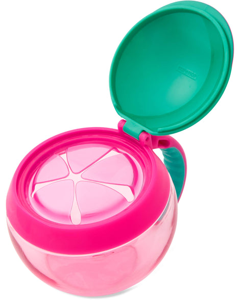 Skip Hop Baby Snack Container, Zoo Snack Cup, Flamingo