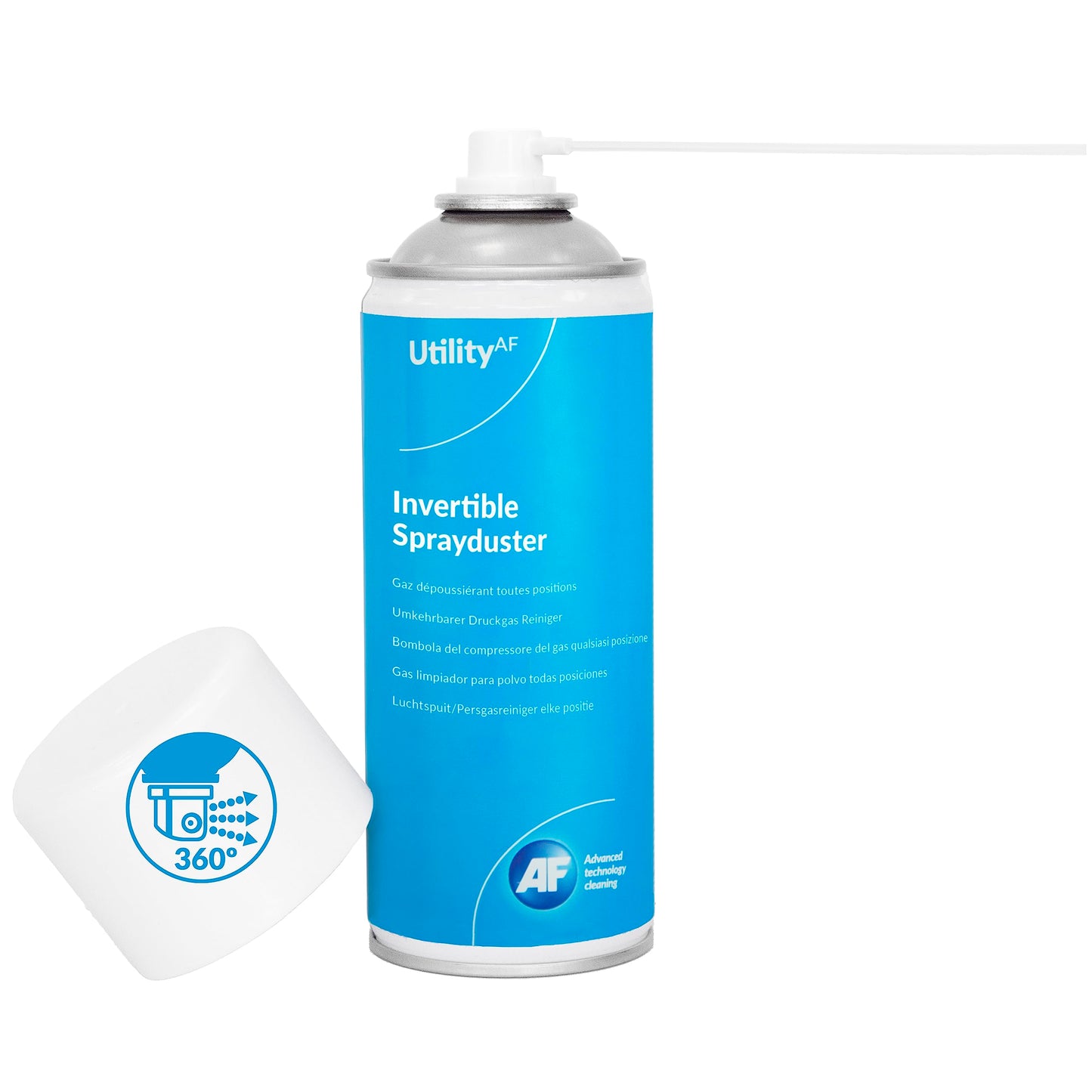 AF Invertible Sprayduster - Removal of Dust and Debris - 1 x 200ml Pack, HFC200UT
