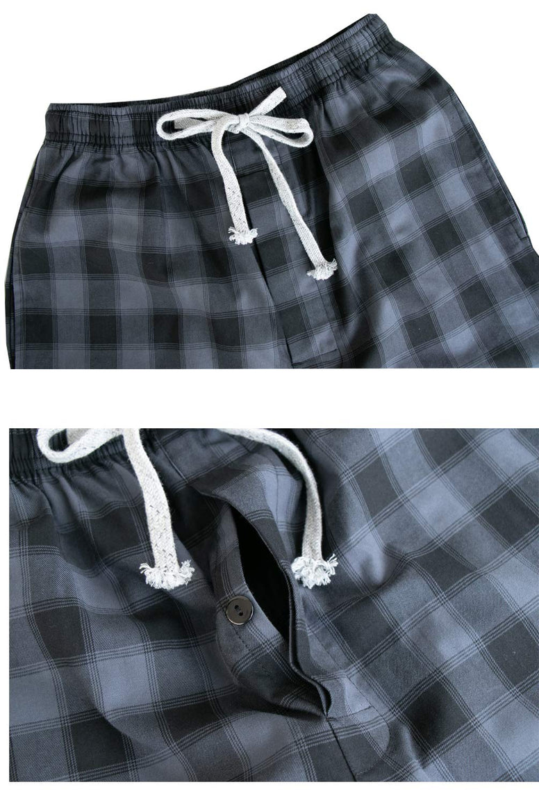 Big Boys Young Cotton Plaid Lounge Pants Sleepwear Bottoms 10-12 Years