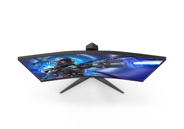 AOC C32G2ZE 32" Curved Frameless Gaming Monitor, Full HD 1920x1080, VA, 0.5ms 240Hz, AMD FreeSync Premium, DP/HDMI/VGA, VESA, 3-3-1 Re-Spawn Program, Xbox PS5 Switch,Black